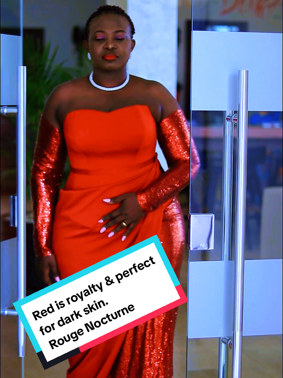Good evening Kenyans from Your Royal Highness in her Rouge Nocturne by @MOliech Fashion House ! #fashion #self #fyp #Kenya @cardiffuni 