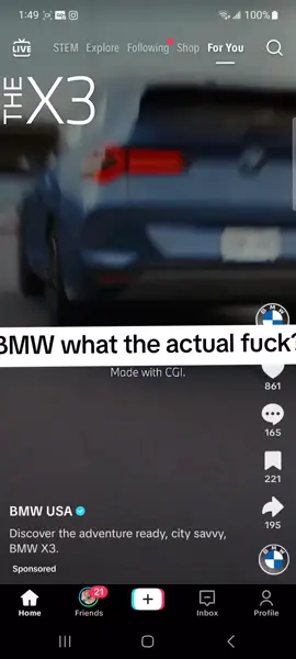 This is a legit ad from them. What the hell? @bmw 