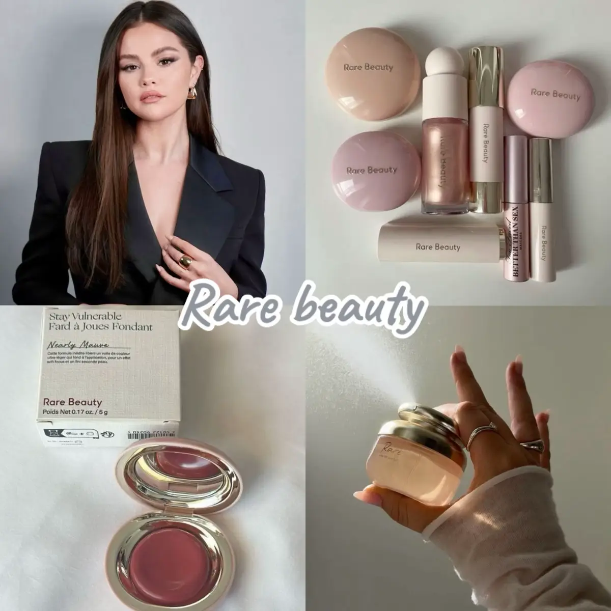 #trend #vibes #grwm #makeup #sephora  .   . . - - -  @charli d’amelio - @Rare Beauty  -@rhode skin  -@RHODE -@Patrick Ta Beauty  -@Huda Beauty -@Charlotte Tilbury  -@NYX COSMETICS FRANCE -@Fenty Beauty  -@e.l.f. Cosmetics  -@r.e.m. beauty  -@ONE SIZE BEAUTY  -@Pixi Beauty -@tarte cosmetics  -@Benefit Cosmetics 