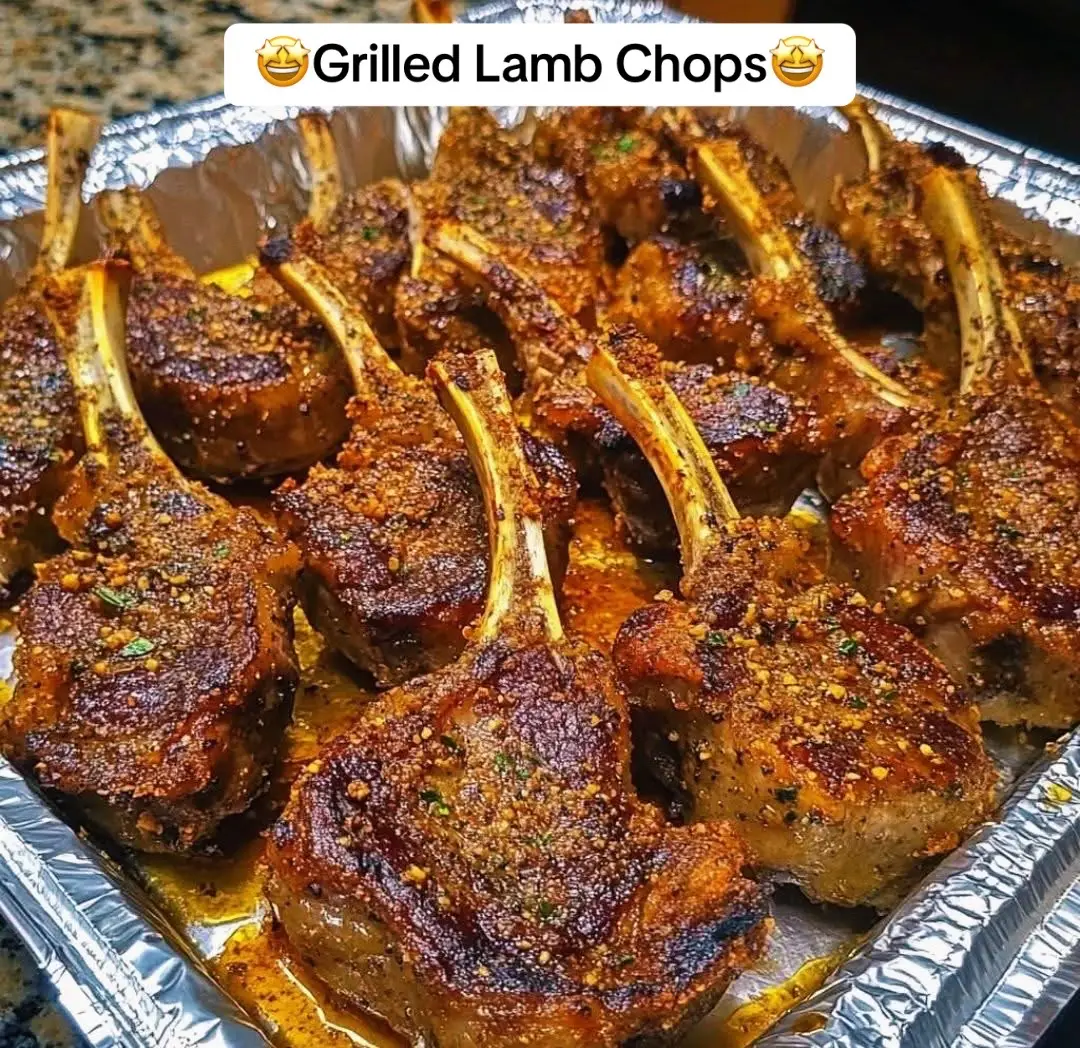 Would You Eat This Grilled Lamb Chops: Ingredients: Lamb chops (as needed) Olive oil (for marinating) Garlic powder Onion powder Black pepper Salt Ground rosemary (optional) Paprika (optional) Instructions: 1. Preheat your grill or oven. 2. In a bowl, mix olive oil with garlic powder, onion powder, black pepper, salt, and any additional spices. 3. Coat the lamb chops evenly with the marinade and let them sit for at least 30 minutes. 4. Grill the lamb chops for about 4-6 minutes on each side, or until desired doneness. 5. Once cooked, remove from heat and let rest for a few minutes before serving. 6. Serve hot and enjoy your flavorful lamb chops! #GrilledLambChops #fyp #earthangel #repost #foryou #share #recipeladygang #recipady1111 #cookingrecipes #recipesforyou #recipelady #recipesoftiktok #comfortfood 