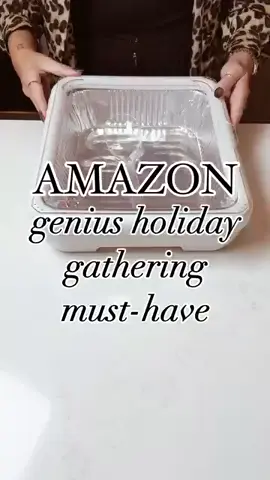 Head to my Bio click on link 🔗 then to Amazon Storefront under ✨Thanksgiving ✨ This Foil Pan Holder is an absolute must! One container can do SO much! First of all it’s so genius to be able to securely store your foil pans in a container that is ready to take with you and easy to serve from! Then you can grab the other inserts and hot/cold pack to maximize what you can make and take! It’s great all year long for BBQs, Potlucks, Birthday Parties, Sunday Dinners and more and then of course it’s a must for taking your dishes on Thanksgiving & Christmas!  It’s such a genius find! You get so much functionality out of it. One of those things we use all the time!  Always sells out quick when we post it so grab yours ASAP especially the inserts! Once it turns November you won’t be able to get them. Happens every year! Could you use this find? #neatlyembellished #professionalorganizer #homeorganizer #homeorganizing #organization                    