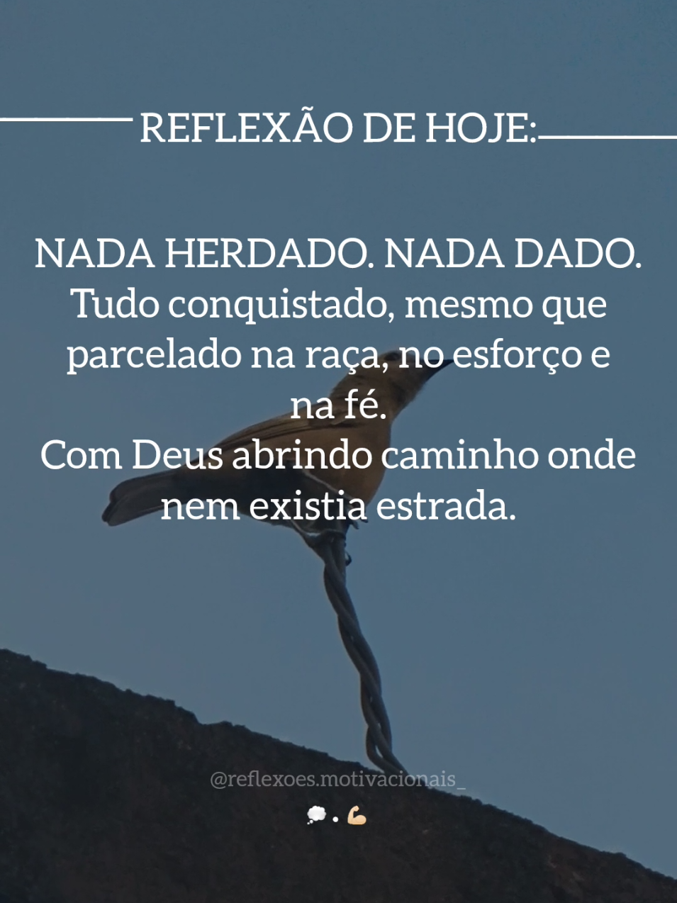 REFLEXÃO DE HOJE... 💭 #creatorsearchinsights #reflexão #reflexaododia #motivacao #frasesmotivadoras 