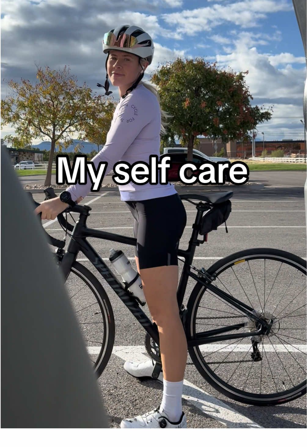 Moms 1 hour of daily self care #MomsofTikTok #cycling #utah #SelfCare 