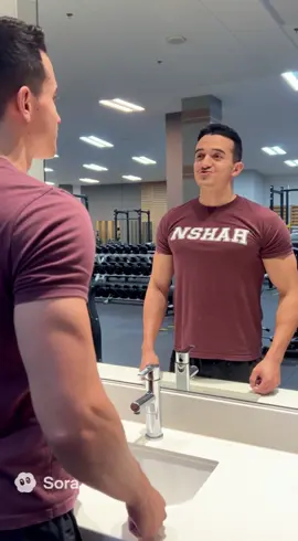 Tibo empêche un jeune homme de remplir sa gourde 😳 #ai #tiboinshape #sora #gym #fyp