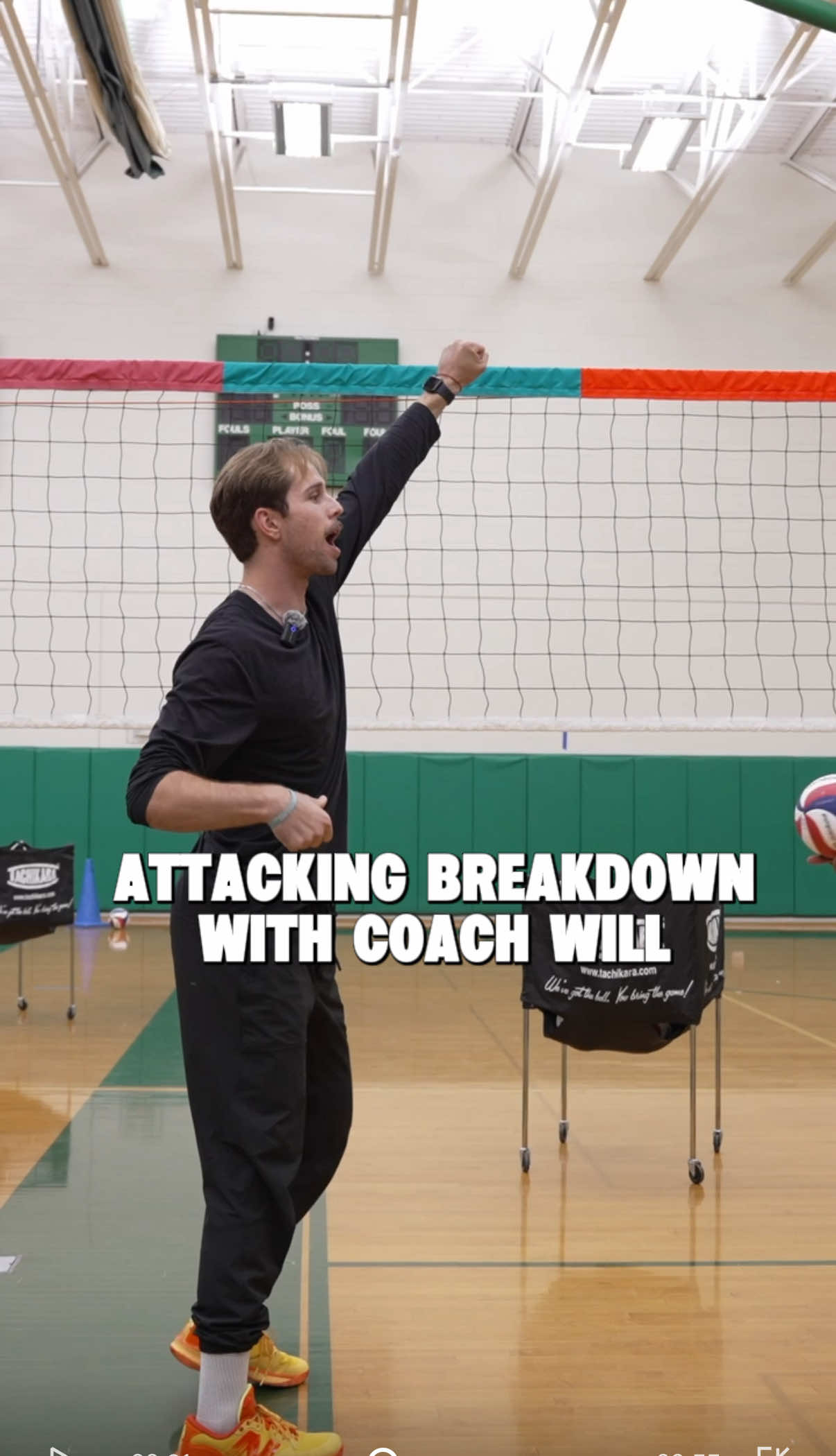 Will Perry from Boston College women’s volleyball, in the gym with our boys, teaching the details that separate good from great. Nothing tops learning from someone who’s been where you want to go #fyp #volleyball #explore 