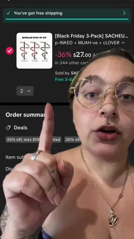 If you’ve been waiting to order, now’s the time! Wearing hazel @SACHEU Beauty US #sacheubeauty #sacheulipstayn #lipstain #tiktokshopdeals 