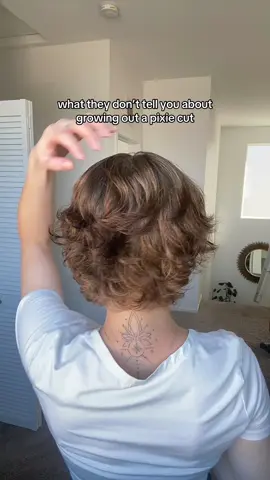 growing out a pixie cut be like… #pixiecut #pixiehaircut #hairgrowthjourney 