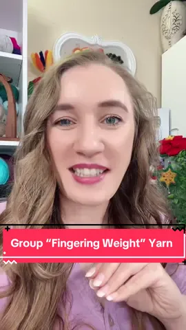 You’re group Fingering Weight Yarn! I’m doing the #group7 experiment but with yarn weights!  Have you tried this yarn before? What pattern did you use?  See my blog for free crochet patterns, ebooks and The Crochet Club membership!  #crochet #crochetersoftiktok #crochettiktok #yarn 