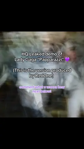 hi little monsters !! Here’s a leaked unreleased demo of Paparazzi💜This one was made by RedOne the same guy that did just dance 🍒 #ladygaga #mayhem #thefame #littlemonsters #unreleased 