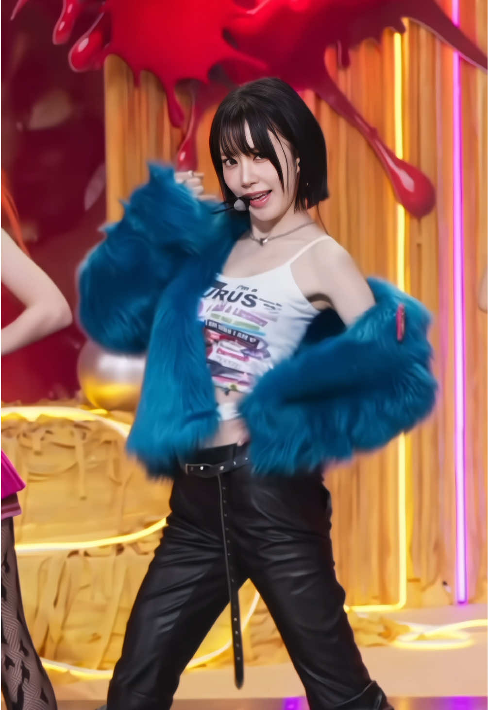 #LESSERAFIM | Sakura “SPAGHETTI” fancam - upscaled quality ೨ৎ #fyp #fancams #vc #edit