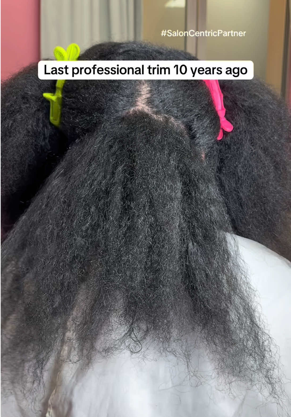 In honor of Cosmetology Month, I wanted to share why I chose to specialize in silk pressing hair and how I make sure I can do it without compromising the health of my clients’ hair or scalp. Early in my career, I realized that to truly master silk presses, you have to understand hair loss, especially in the crown area where so many women experience what looks like heat damage but is actually early signs of thinning. That pushed me to go deeper into scalp care, because I wanted to be able to create healthy, shiny silk presses and still retain the integrity of every strand. 😊❤️ These are the products I used from @SalonCentric  💛 Pureology Nanogold Shampoo 💛 amika the kure strength repair conditioner 💛 amika hydro rush leave-in spray 💛 amika the kure midnight mender #SCxCosmetologyMonth #SalonCentricPartner”