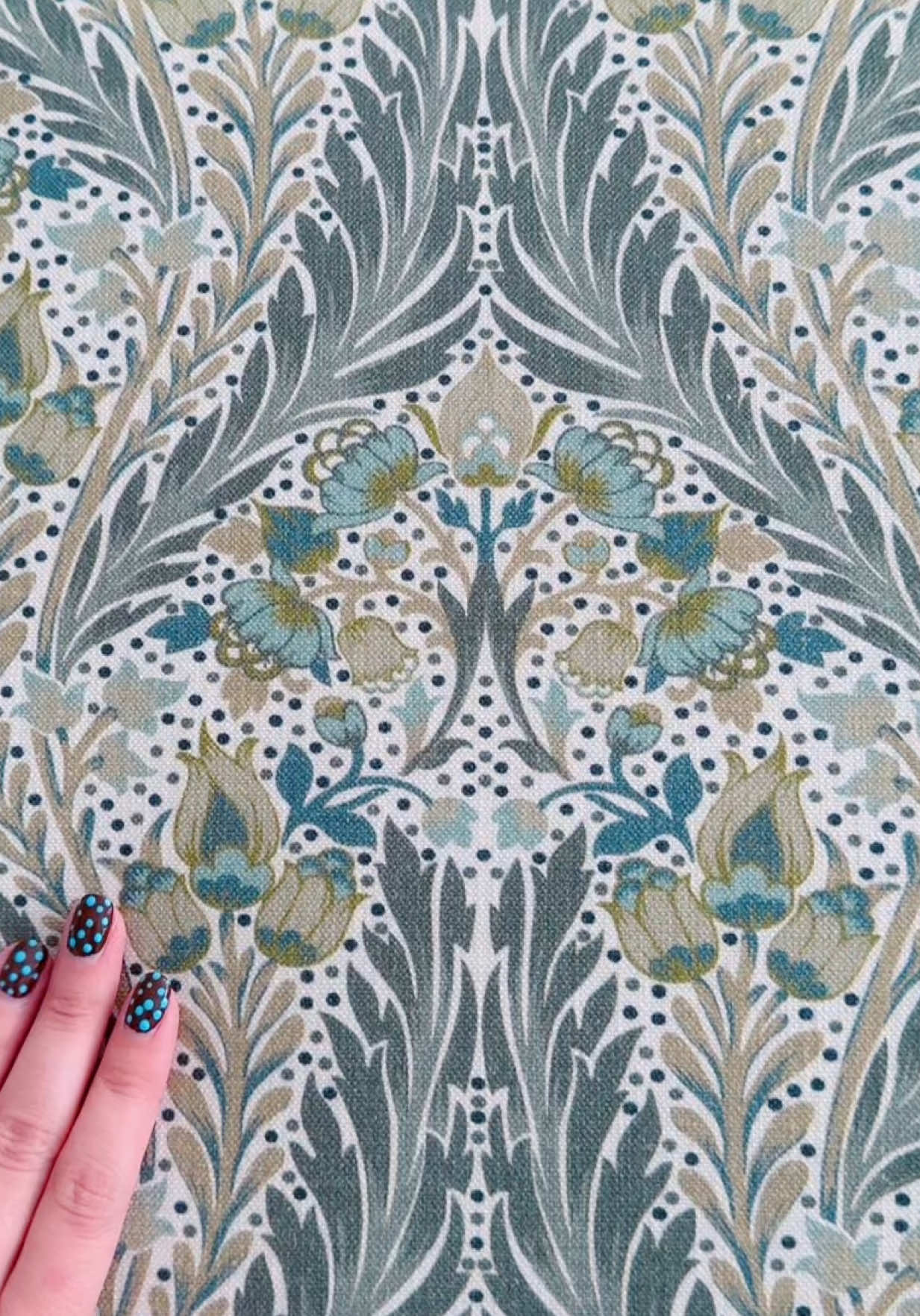 Wallpaper decisions!!! The samples are coming in slowlyyyy #bathroommakeover #bathroomremodel #interiordesign #houserenovation 