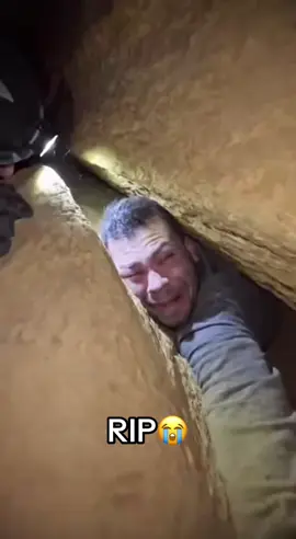 Man gets stuck in cave #cave #rip #viral #fyp #foryou