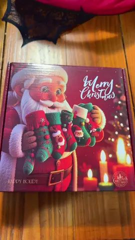 Get this cute little candle set just in time for the holidays Santa was a little messed up but it was in my mailbox And it was hot outside so could be my fault but other than that so so cute  video is sponsored!