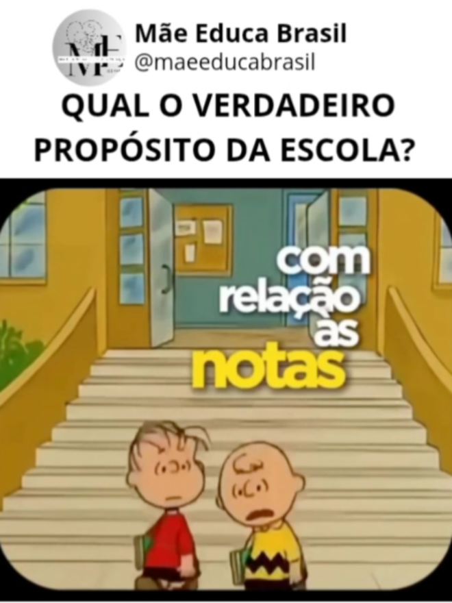 Afinal, qual é o verdadeiro propósito da escola? Será que ainda lembramos por que ela existe?  #EducaçãoComPropósito #ReflexãoEducacional #AprenderTransforma #ProfessorInspirador 