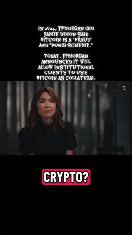 In 2024, JPMorgan CEO Jamie Dimon said Bitcoin is a 