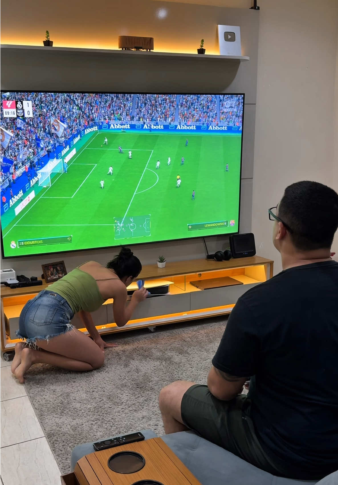 Ela decretou a própria sentença 🙅🏻‍♂️ #humor #comedia #ps5 #fifa #casados 