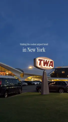 Did you know there’s a hidden 60s terminal at JFK? It’s now the @TWA Hotel JFK Airport, and you can actually visit even if you’re not flying. My favorite part? The cocktail bar inside the airplane! 🍸✈️ #jfk #twa #twahotel #airporthotel #hiddengem
