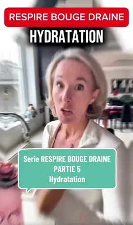Série RESPIRE BOUGE DRAINE pour diminuer la rétention d’eau et augmenter ta vitalité PARTIE 5 - hydratation #drainage #drainagelymphatique #hydratation #pilates #serie 