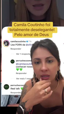 Camila Coutinho foi totalmente deselegante… papo reto #dailyvlogs #fofocasdosfamosos #camilacoutinho #empreendedorismo  @Paula Schwan 