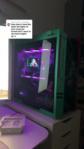 Replying to @amal ☆ lights off #GamingSetup #gaming #fyp #mikupc 