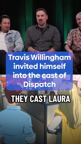 @criticalrole partnered with @theadhocstudio because Travis Willingham (@willingblam) watched a scene from Dispatch over Laura Bailey's (@laurabaileyvo) shoulder. #criticalrole #laurabailey #traviswillingham #dispatch #superhero  
