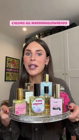 Help I’m addicted to marshmallows 🤍 In order: @Parfums de Marly / Oriana @memoparisofficial / Sintra  @dedcool / Mochi Milk  @NarcoticaPerfume / Happy Dust @parfumsbycherie / Marshmallow Crush @Aspiring Aromas / What the Fluff Kyse / Delizia di Marshmallow  @Amyris Essenze x Cerchi Nell Aqua / Marshmallow  #marshmallow #perfume #perfumetiktok #nicheperfume #fragrancetiktok 