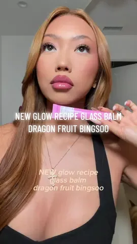 NEWWW @Glow Recipe glass balm in dragon fruit bingsoo 💕💕💕 #lippies #lipgloss #lipbalm #liptreatment #lipcombo 