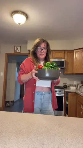 One of my favorite ways to use up the rest of those garden peppers 🫑 #pepperjelly #Recipe #canning #peppers #recipesoftiktok 
