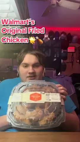 The best @Walmart original fried chicken in our area.🍗🌟 #mukbang #walmart #originalfriedchicken #asmr #fypシ゚viral 