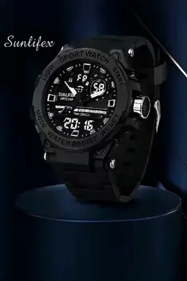 Desain tangguh, fitur lengkap, dan ketahanan luar biasa hingga 30 BAR. #SunlifexWatch #SportWatch  #JamTanganPria  #TangguhStylish 