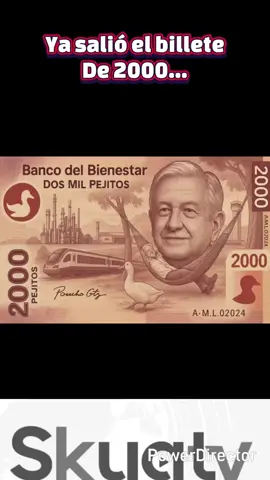 Ya salió el billete de 2000, inflación??? #shorts #humor #news #politics 