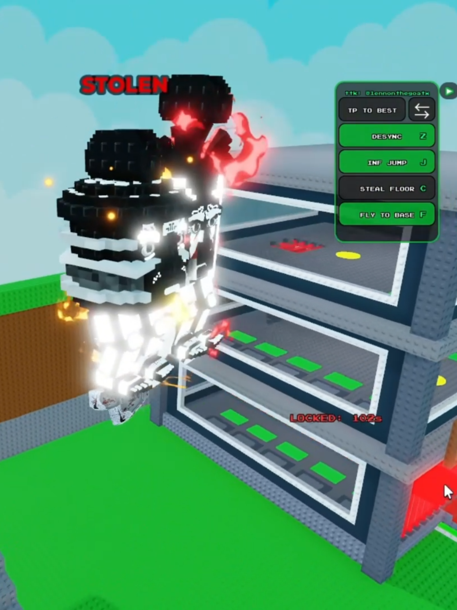 Lennon HUB atualizado com novas funçoes!#robloxx #stealabrainrot #fyy #lennonhub #Antihit