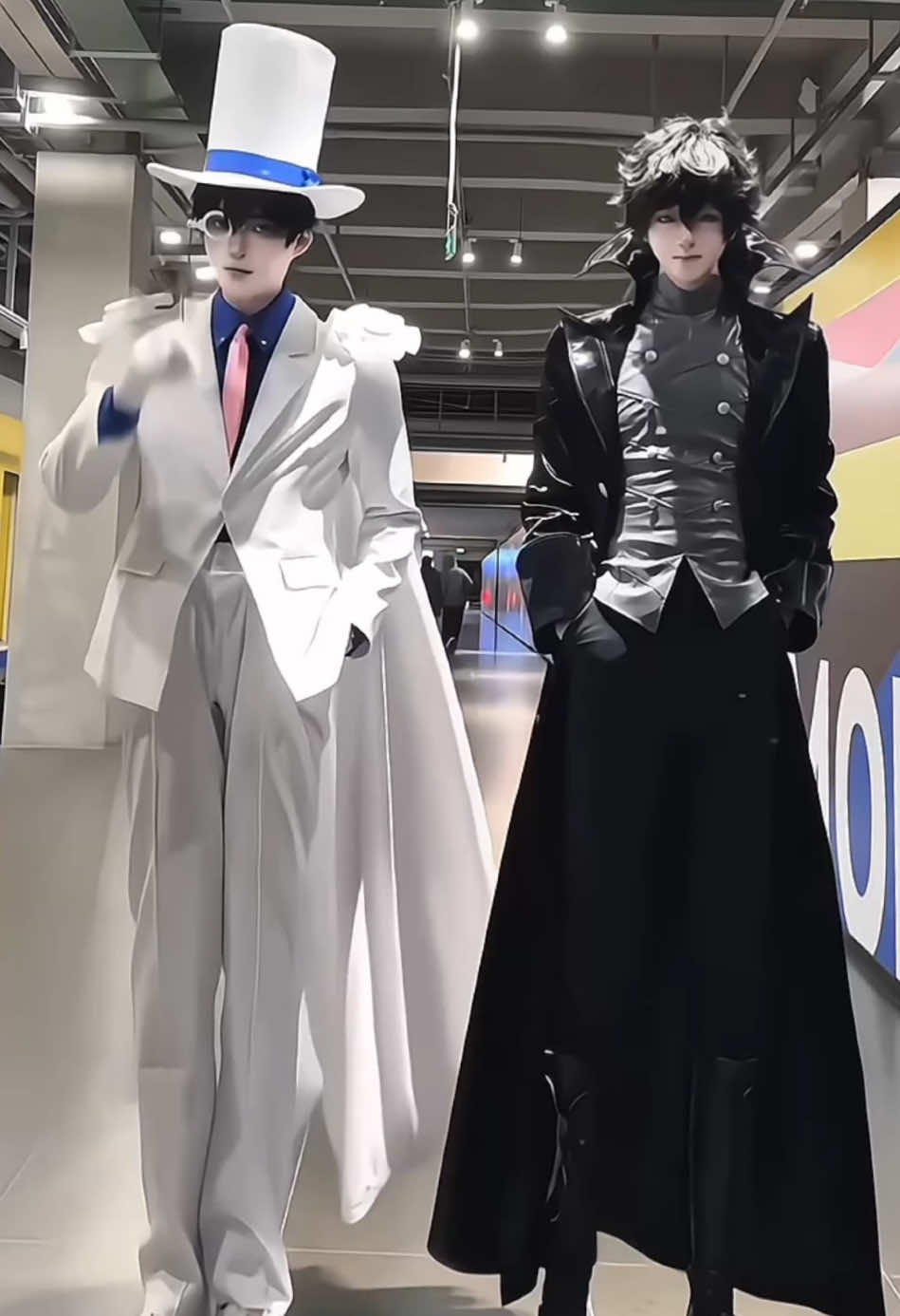 怪盗落网 🤍🩶🖤 #cosplay #cos #kaitokid #renamamiya #ooc 