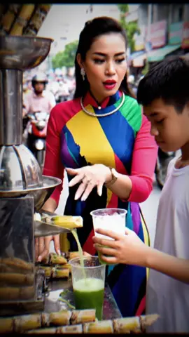 Uống cốc nước mía mất luôn 3 cái áo #huongdungthu 