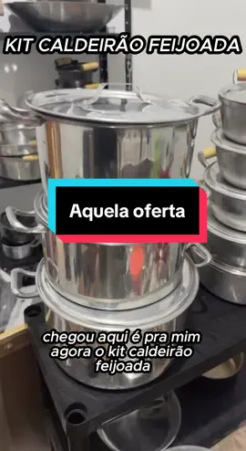 Jogo De Panela Para Feijoada 3 Peças #kitfesta #feijoada #panelas #Cozinha #caldeirao 