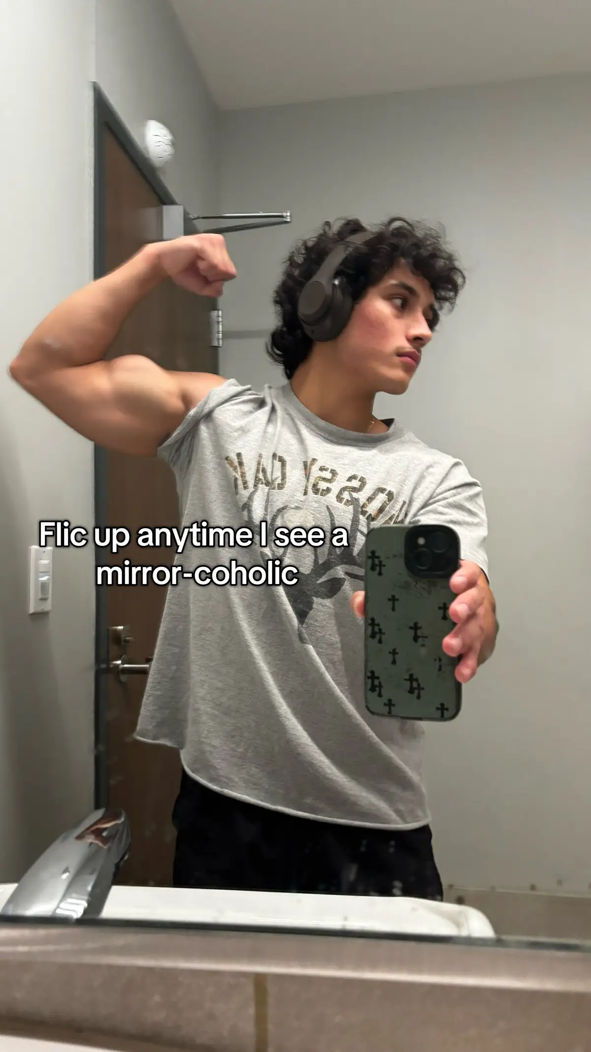 Stop knocking on the door im flicking up