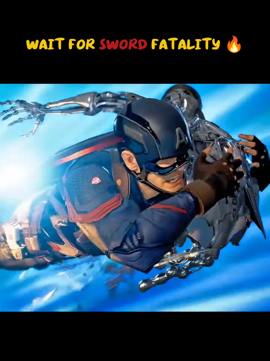 Wait for Sword Fatality | T800 Fatalities | Mortal Kombat Gameplay | MK1 Fighting Game #fatality #mk1 #t800 #homelander #captainamerica 