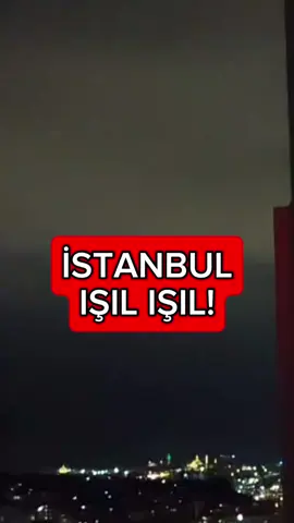 İstanbul'da şov başladı! Renklensin gecelerimiz! ⚡ #haber #haberler #sondakika #bilgi 