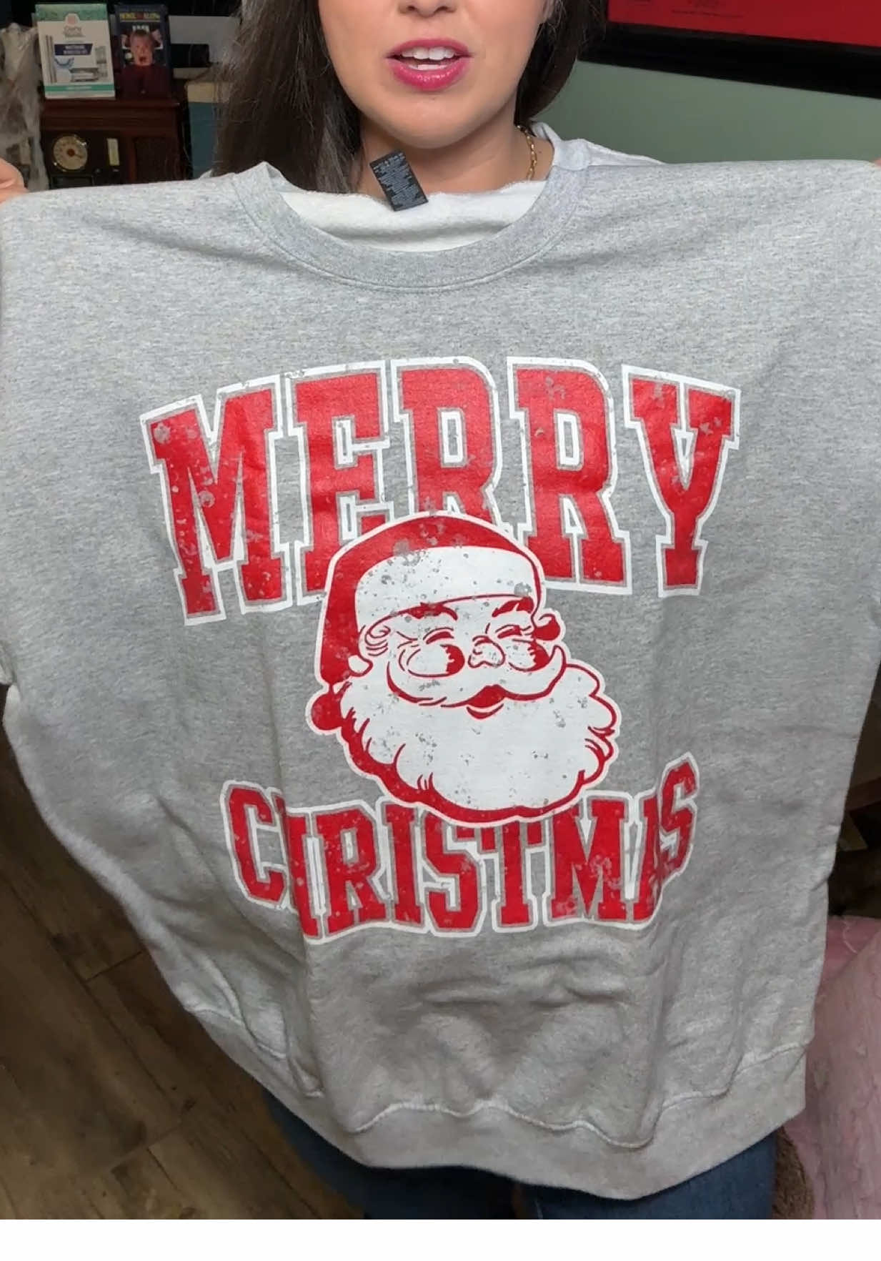 Coziest Santa sweatshirt ever 🎅✨ Perfect for anyone who loves that vintage Christmas vibe! The soft fleece and festive Santa print make it a must-have for family photos, cozy movie nights, and holiday shopping days. These make the best Christmas gifts for her, gifts for mom, teacher gifts, or matching outfits with friends. It’s comfy, oversized, and totally “boujee on a budget” approved. Whether you’re grabbing one for yourself or wrapping it up as a thoughtful present, this Santa sweatshirt is the kind of gift they’ll actually wear all season long. Great idea for stocking stuffers, teen gifts, or cozy holiday lounge looks! #TikTokShopHolidayHaul #TikTokShopBlackFriday #TikTokShopCyberMonday #creatoricons #tiktokshopunboxing