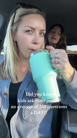 Did you know kids ask their moms an average of 300 questions a DAY?!  No wonder we’re overstimulated 🤪  #trendingaudio #momlife #momtok #momcreator #MomsofTikTok 