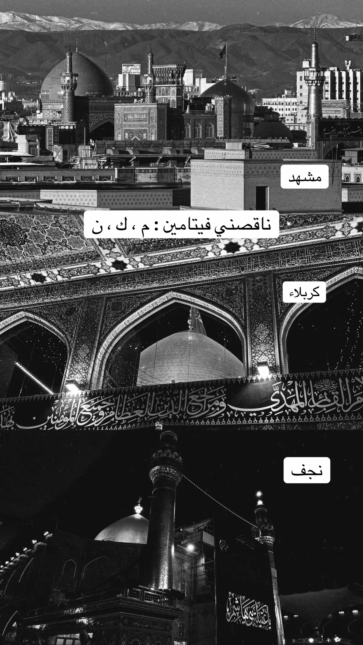 #كربلاء #مشهد #نجف #الامام_الحسين_عليه_السلام #الامام_الرضا_عليه_السلام 