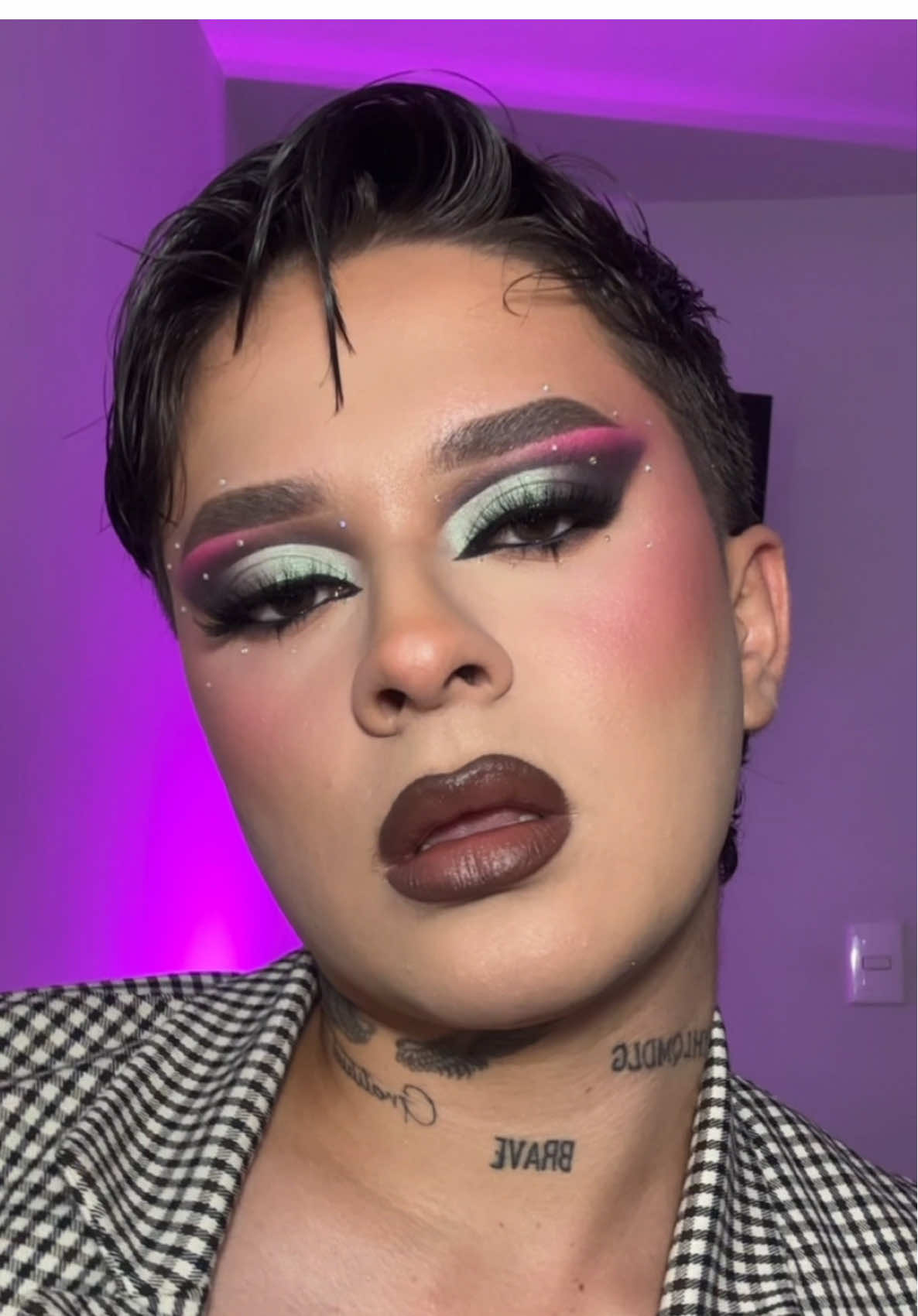 el 2016 nunca me abandonó, siempre estuvo en mi 🤭💜✨ #makeup #makeuptransformation #kingkylie #fyp 