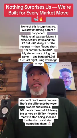 Every move the market makes is part of a bigger pattern — and we’ve been reading it in real time. We chart, we calculate, and we execute while others are still wondering what happened. When the crash hits, we’re already hedged. When the pump starts, we’re already positioned. You can’t win in this game by guessing — you win by understanding liquidity, timing, and execution. That’s what I teach my team, and why they never panic. DM me via the email link in my bio and I’ll show you how to trade XRP with precision — not emotion. #XRP #BlockchainBullhornAlpha #WhaleMoves #CryptoSetup #XRPTrading