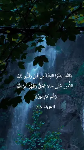 #﴿لَقَدِ ابتَغَوُا الفِتنَةَ مِن قَبلُ وَقَلَّبوا لَكَ الأُمورَ حَتّى جاءَ الحَقُّ وَظَهَرَ أَمرُ اللَّهِ وَهُم كارِهونَ﴾ [التوبة: ٤٨] #CapCut #احمد_العجمي #تلاوة_خاشعة #راحة_نفسية #قران_كريم #ارح_سمعك_بالقران #شعب_الصيني_ماله_حل😂😂 #fyp #foryoupage #الجزائر #أشْهَدُ_أنَّ_لا_إلَهَ_إلاَّ_اللهُ_🇩🇿 #الله #اللهم_صلي_على_نبينا_محمد #صلوا_على_رسول_الله #محمد #اكتب_شي_توجر_عليه #اكسبلور #explore 