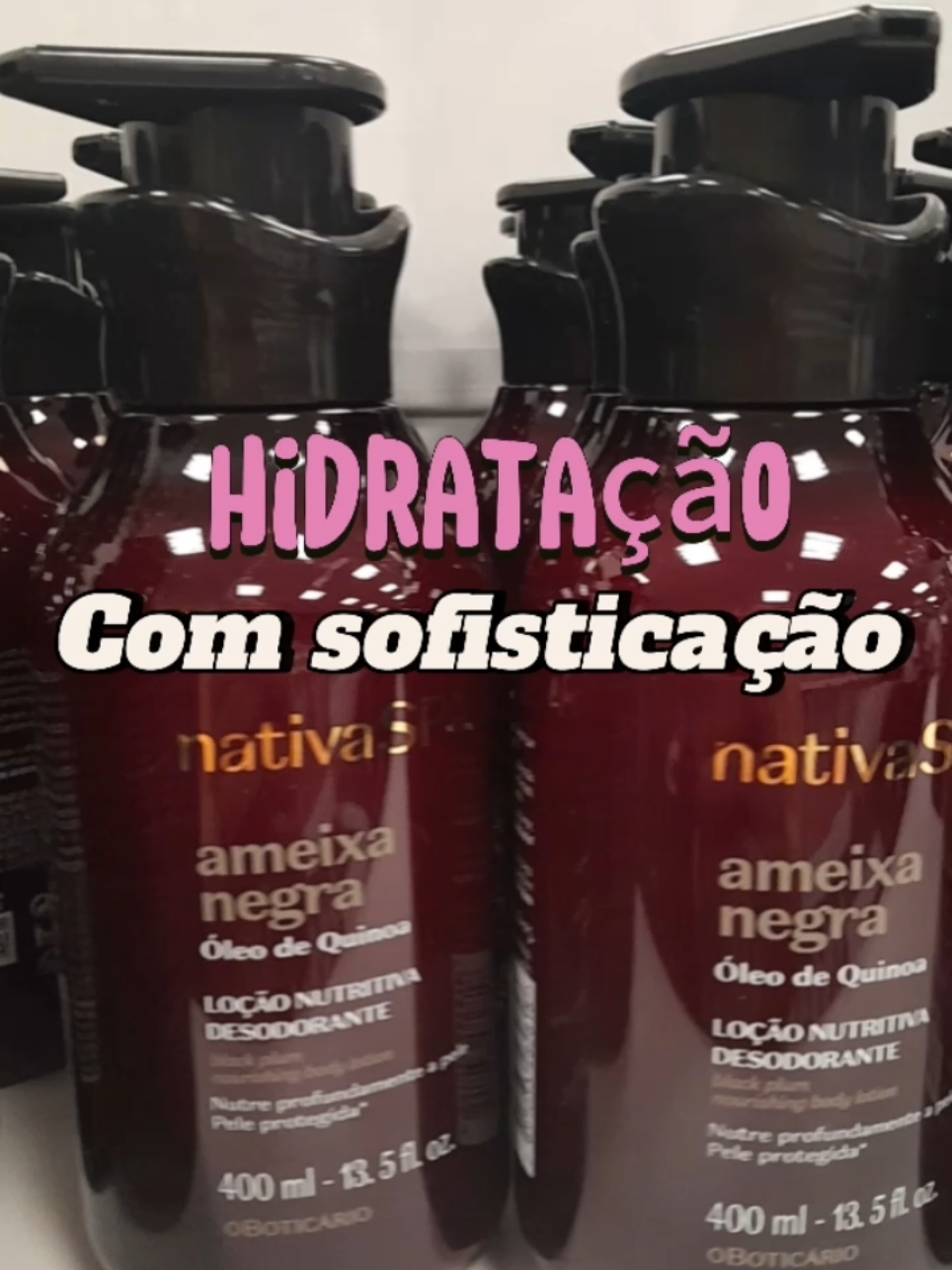 Hidratante nativa SPA ameixa negra Oboticário #hidratante  #viralizarnotiktok #belezafeminina #beleza #perfume 
