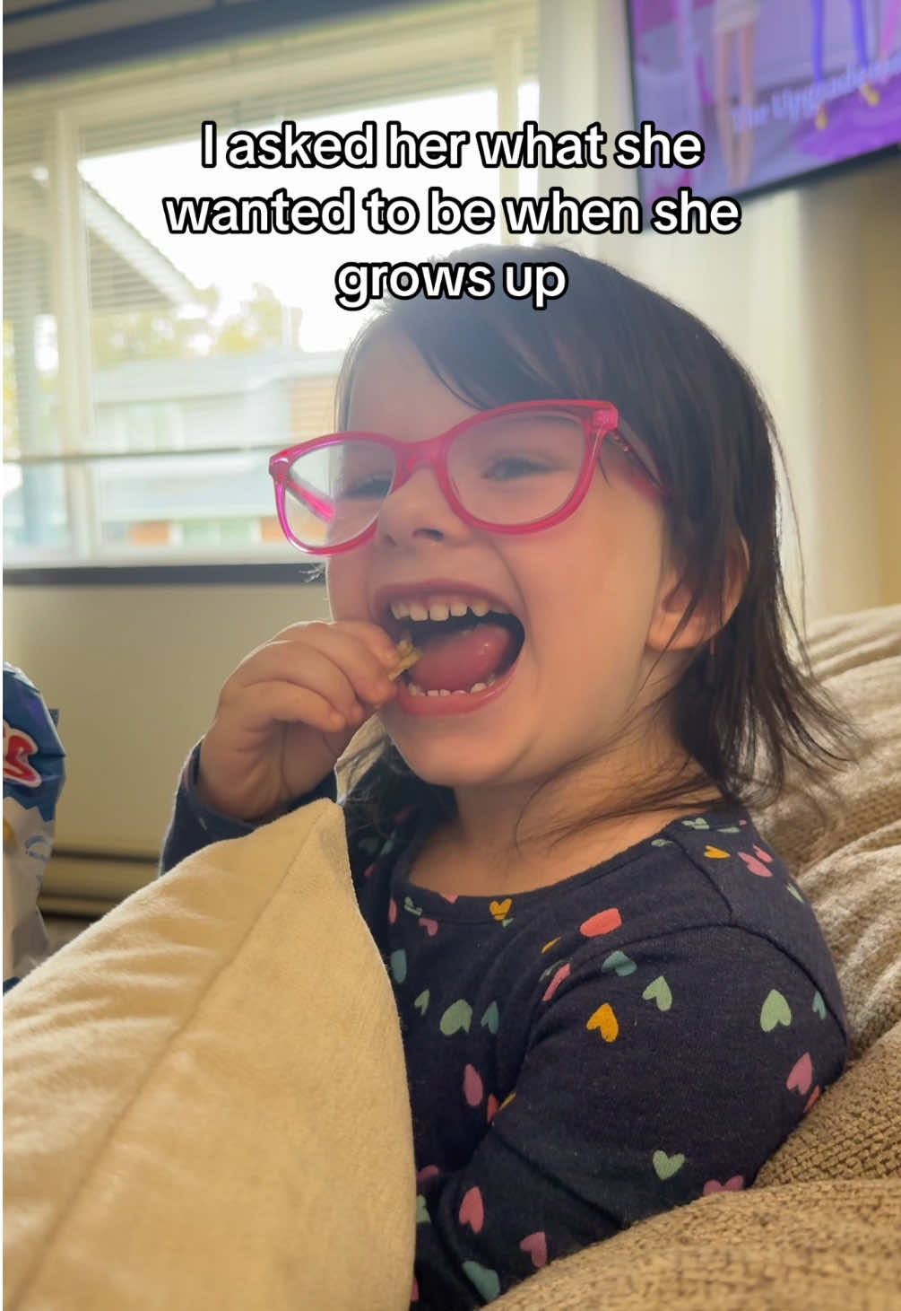 She wants to be a mommy so she can say cuss words 😭😭 #fyp #momtok #kidsoftiktok #funny #jokes 