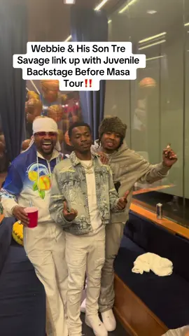 Webbie and his son Tre savage vibing with juvenile backstage #juvenile #fypシ゚viral #fy #fyppppppppppppppppppppppp #trending @Juvenile @Tre Savage 