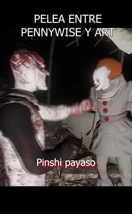 jajaja quien habra ganado?? #halloween #spookyseason #humor #comedia #miedo #pennywise #arttheclown