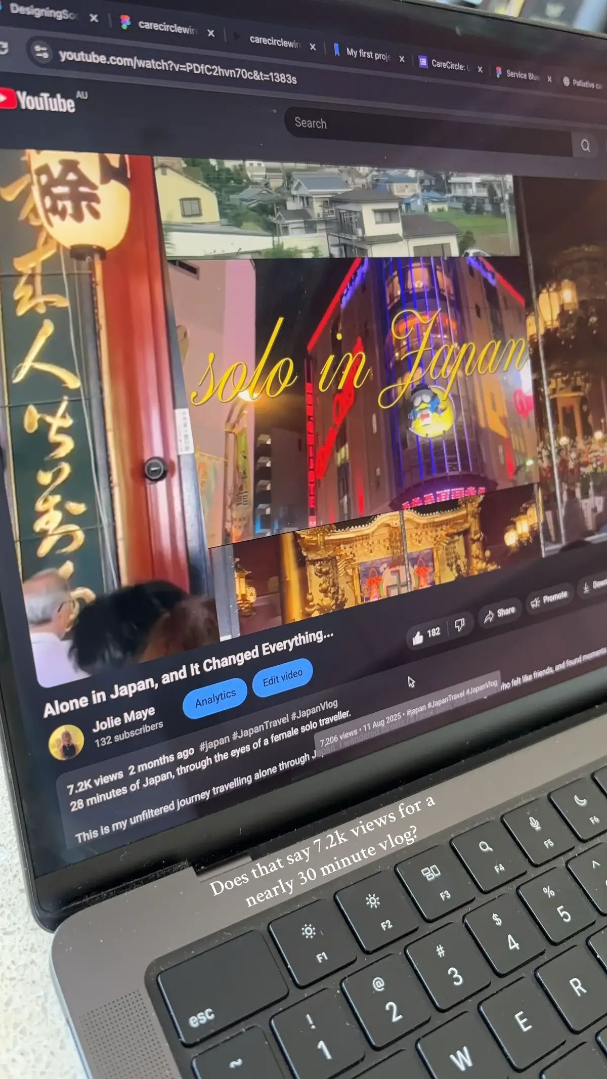 Call me a professional YouTuber now. Don’t even ask me how I did it I’m still confused to this day #travelvlog #viralvideo 